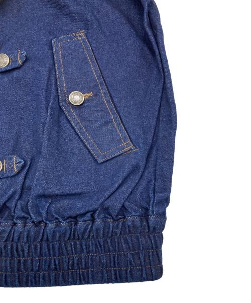 Tina Jojun（ティーナ ジョジュン）Tina Jojun (ティーナ ジョジュン) チャイナボタン デニムジャケッ ネイビー サイズ:M 未使用品の古着・服飾アイテム