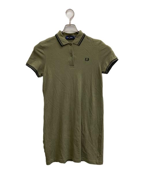 FRED PERRY（フレッドペリー）FRED PERRY (フレッドペリー) Twin Tipped Fred Perry Dress グリーン サイズ:UK10の古着・服飾アイテム