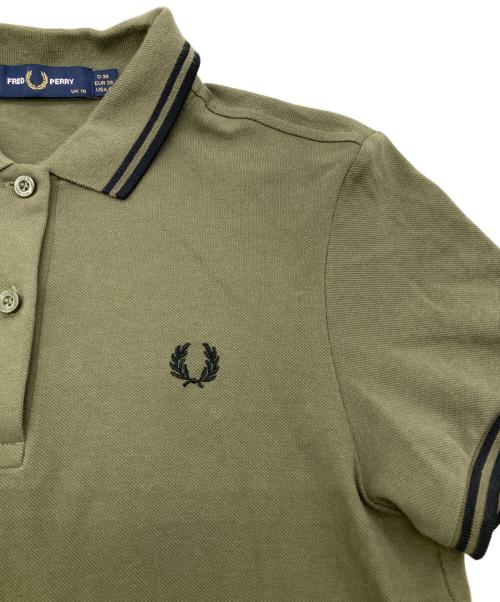 FRED PERRY（フレッドペリー）FRED PERRY (フレッドペリー) Twin Tipped Fred Perry Dress グリーン サイズ:UK10の古着・服飾アイテム