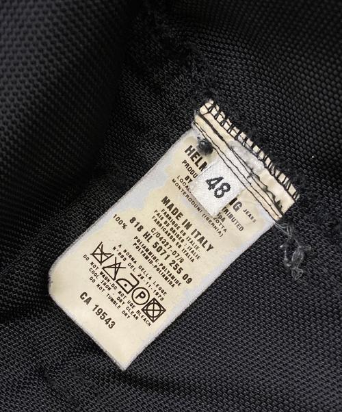 HELMUT LANG（ヘルムートラング）HELMUT LANG (ヘルムートラング) ライナー付きバリスティックパラシュートナイロンモッズコート【本人期】 ブラック サイズ:48の古着・服飾アイテム