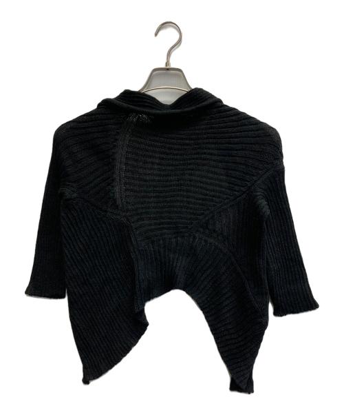 Y's（ワイズ）Y's (ワイズ) リネン ボレロ カーディガン ブラック サイズ:2の古着・服飾アイテム