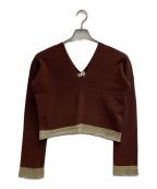 COMME des GARCONSコムデギャルソン）の古着「ニット【AD1991】」｜ブラウン