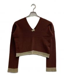 COMME des GARCONS（コムデギャルソン）の古着「ニット【AD1991】」｜ブラウン