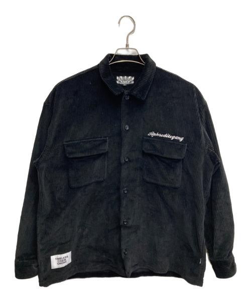 BUDSPOOL（バッズプール）BUDSPOOL (バッズプール) コーデュロイジャケット ブラック サイズ:Lの古着・服飾アイテム