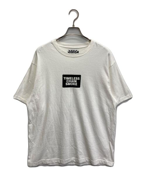 BUDSPOOL（バッズプール）BUDSPOOL (バッズプール) ロゴTEE ホワイト サイズ:Lの古着・服飾アイテム