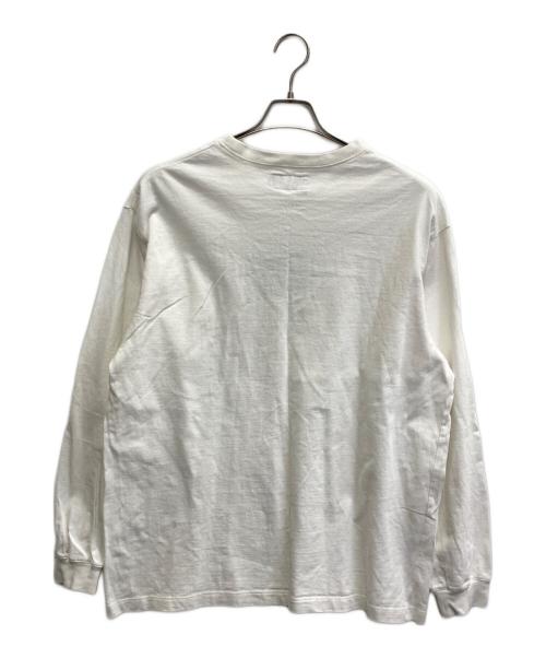 BUDSPOOL（バッズプール）BUDSPOOL (バッズプール) クラシックロングスリーブカットソー ホワイト サイズ:XLの古着・服飾アイテム