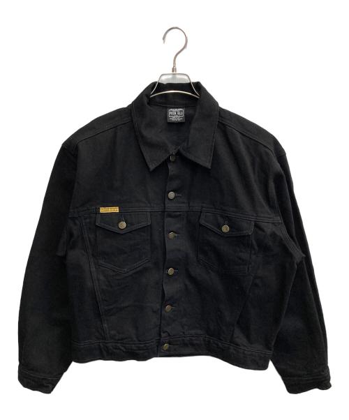 PRISON BLUES（プリズンブルース）PRISON BLUES (プリズンブルース) 650 DENIM WESTERN JACKET ブラック サイズ:02の古着・服飾アイテム