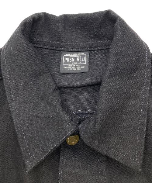 PRISON BLUES（プリズンブルース）PRISON BLUES (プリズンブルース) 650 DENIM WESTERN JACKET ブラック サイズ:02の古着・服飾アイテム