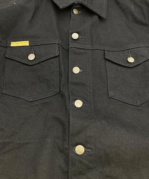 PRISON BLUES（プリズンブルース）PRISON BLUES (プリズンブルース) 650 DENIM WESTERN JACKET ブラック サイズ:02の古着・服飾アイテム