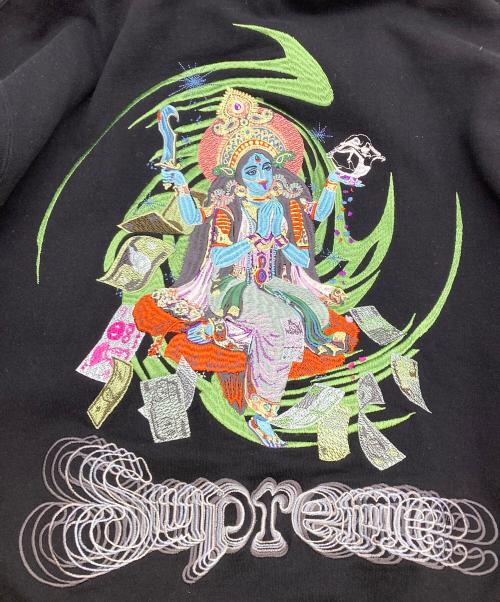 SUPREME（シュプリーム）Supreme (シュプリーム) Lakshmi Zip Up Hooded ブラック サイズ:Lの古着・服飾アイテム