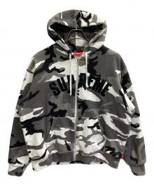 SUPREME（シュプリーム）の古着「Arc Thermal Lined Zip Up Hooded」｜グレー×ブラック