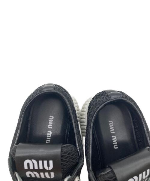 MIU MIU（ミュウミュウ）MIU MIU (ミュウミュウ) メッシュ ローカットスニーカー ブラック サイズ:36の古着・服飾アイテム