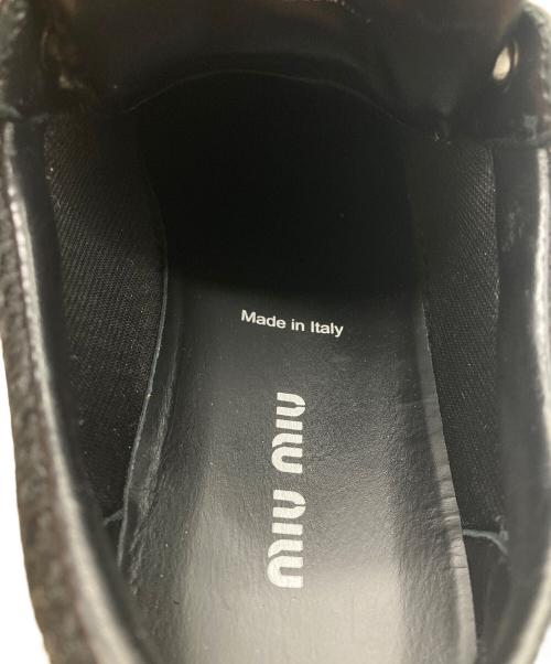 MIU MIU（ミュウミュウ）MIU MIU (ミュウミュウ) メッシュ ローカットスニーカー ブラック サイズ:36の古着・服飾アイテム