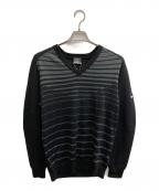 NIKE GOLFナイキゴルフ）の古着「L/S Knit Sweater V-neck」｜ブラック