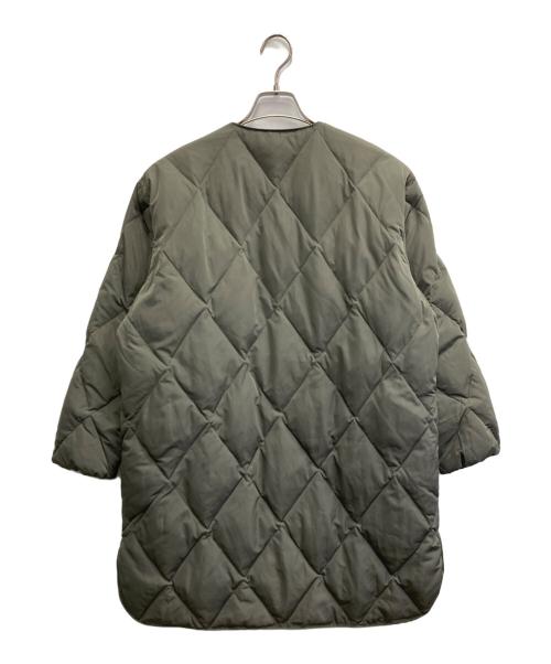 Acuta（アクータ）Acuta (アクータ) マットタフタキルティングロングダウン オリーブ サイズ:38の古着・服飾アイテム