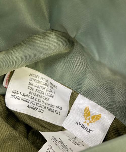 AVIREX（アヴィレックス）AVIREX (アヴィレックス) MA-1フライトジャケット オリーブ サイズ:XLの古着・服飾アイテム
