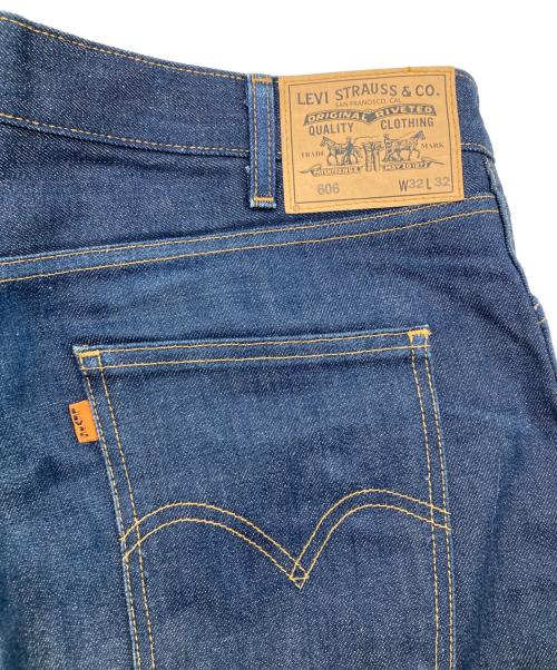 LEVI'S VINTAGE CLOTHING（リーバイス ビンテージ クロージング）LEVI'S VINTAGE CLOTHING (リーバイス ビンテージ クロージング) 606 1969MODEL オレンジタブの606スリムモデル ネイビー サイズ:W32×L32の古着・服飾アイテム