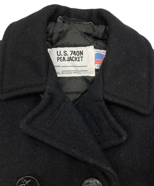 Schott（ショット）Schott (ショット) Pコート ブラック サイズ:不明の古着・服飾アイテム