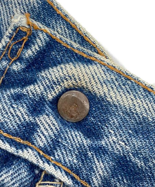 LEVI'S（リーバイス）LEVI'S (リーバイス) 70’Sデニムパンツ/裏釦8  42TALON  通常Ｒ  ポケット裏チェーンステッチ  収縮率3％  シングル×チェーン  スモールe   66後期 ネイビー サイズ:W31/L32の古着・服飾アイテム