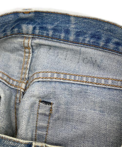 LEVI'S（リーバイス）LEVI'S (リーバイス) 70’Sデニムパンツ/裏釦8  42TALON  通常Ｒ  ポケット裏チェーンステッチ  収縮率3％  シングル×チェーン  スモールe   66後期 ネイビー サイズ:W31/L32の古着・服飾アイテム