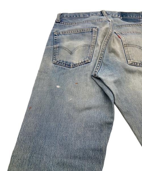 LEVI'S（リーバイス）LEVI'S (リーバイス) 70’Sデニムパンツ/裏釦8  42TALON  通常Ｒ  ポケット裏チェーンステッチ  収縮率3％  シングル×チェーン  スモールe   66後期 ネイビー サイズ:W31/L32の古着・服飾アイテム