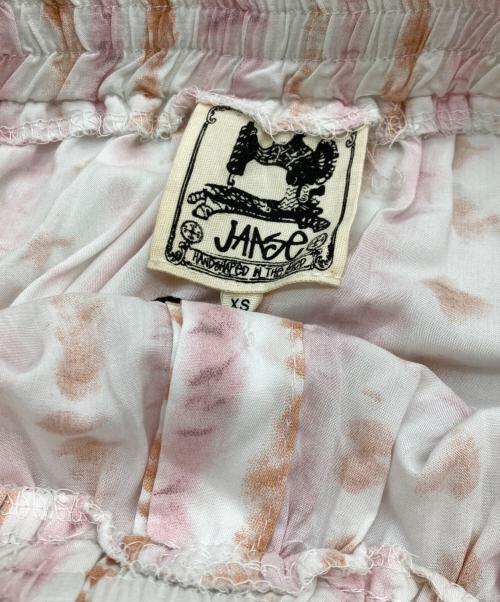 jaase（ジェーエーエスイー）jaase (ジェーエーエスイー) 柄スカート ピンク サイズ:XS 未使用品の古着・服飾アイテム