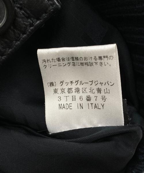 GUCCI（グッチ）GUCCI (グッチ) マドンナボンバーレザーブルゾン/トムフォード期 ブラック サイズ:40の古着・服飾アイテム