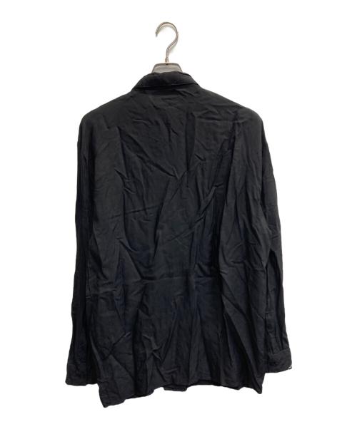 GOOUCH（グーチ）GOOUCH (グーチ) Rayon Embroidery Shirt ブラック サイズ:Lの古着・服飾アイテム