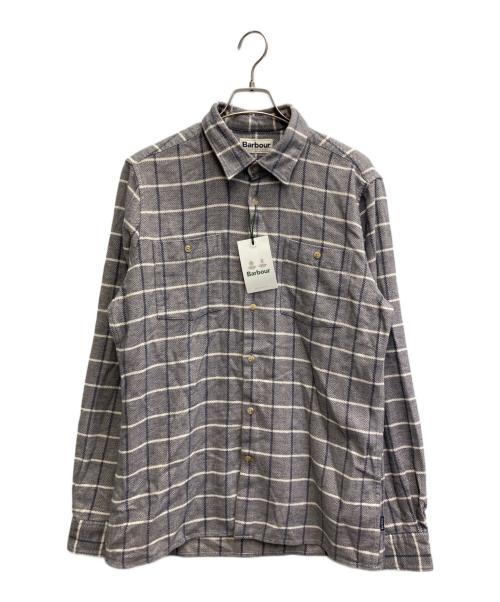 Barbour（バブアー）Barbour (バブアー) チェックシャツ グレー サイズ:Mの古着・服飾アイテム