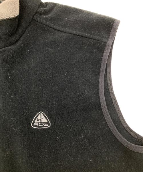 NIKE ACG（ナイキエーシージー）NIKE ACG (ナイキエーシージー) 00s フリースベスト ブラック サイズ:Mの古着・服飾アイテム
