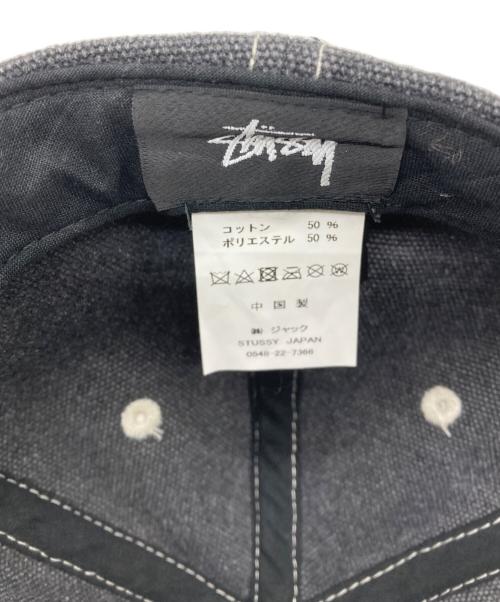 stussy（ステューシー）stussy (ステューシー) Canvas Workgear Cap グレーの古着・服飾アイテム