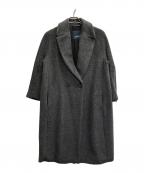 'S Max Maraエスマックスマーラ）の古着「アルパカ×ヴァージンウールブレンドコート」｜グレー