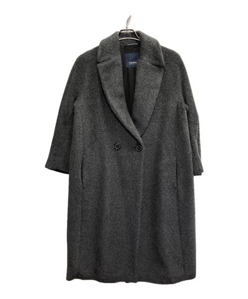 'S Max Mara（エスマックスマーラ）'S Max Mara (エスマックスマーラ) アルパカ×ヴァージンウールブレンドコート グレー サイズ:38の古着・服飾アイテム