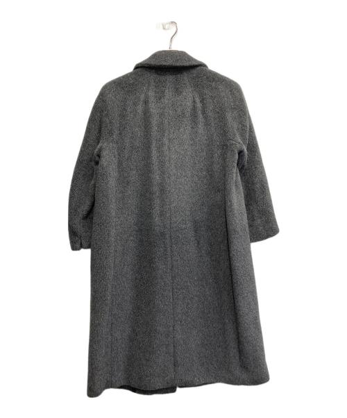 'S Max Mara（エスマックスマーラ）'S Max Mara (エスマックスマーラ) アルパカ×ヴァージンウールブレンドコート グレー サイズ:38の古着・服飾アイテム