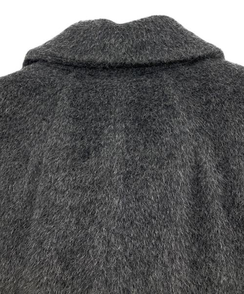 'S Max Mara（エスマックスマーラ）'S Max Mara (エスマックスマーラ) アルパカ×ヴァージンウールブレンドコート グレー サイズ:38の古着・服飾アイテム