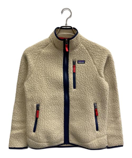 Patagonia（パタゴニア）Patagonia (パタゴニア) キッズ・レトロ・パイル・ジャケット ベージュ サイズ:XL（キッズ）の古着・服飾アイテム