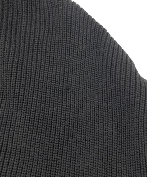 Calvin Klein Jeans（カルバンクラインジーンズ）Calvin Klein Jeans (カルバンクラインジーンズ) 首ロゴタートルネックニット ブラック サイズ:Mの古着・服飾アイテム