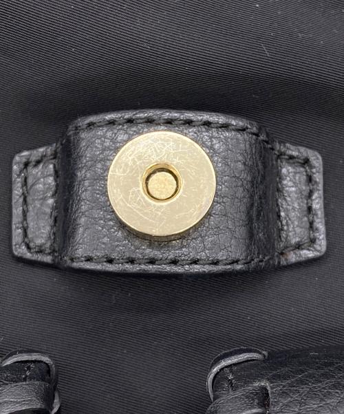 TORY BURCH（トリーバーチ）TORY BURCH (トリーバーチ) ナイロンレザーリュック ブラックの古着・服飾アイテム