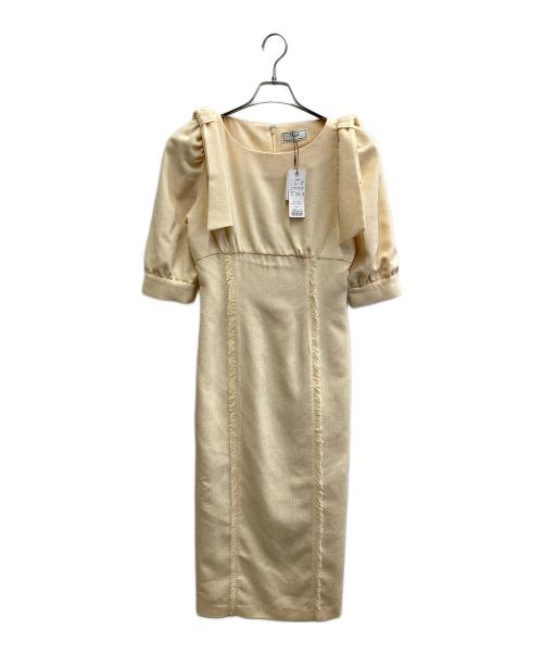 Noela（ノエラ）Noela (ノエラ) ツイードワンピース イエロー サイズ:S 未使用品の古着・服飾アイテム