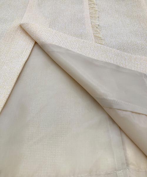 Noela（ノエラ）Noela (ノエラ) ツイードワンピース イエロー サイズ:S 未使用品の古着・服飾アイテム