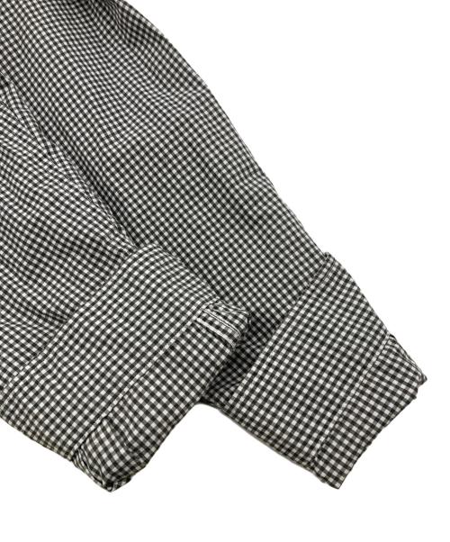 THE NORTHFACE PURPLELABEL（ザ・ノースフェイス パープルレーベル）THE NORTHFACE PURPLELABEL (ザ・ノースフェイス パープルレーベル) Regular Collar Gingham Field Shirt グレー×ホワイト サイズ:Mの古着・服飾アイテム