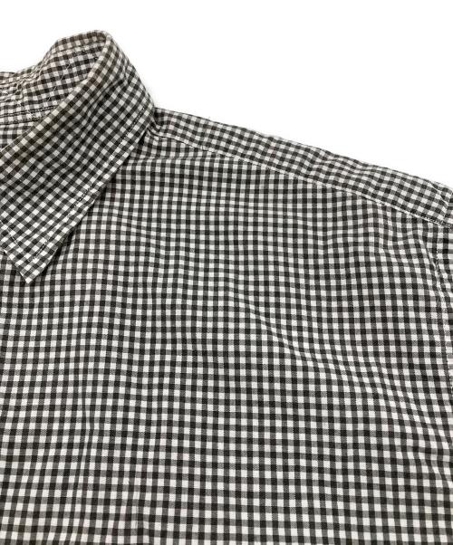 THE NORTHFACE PURPLELABEL（ザ・ノースフェイス パープルレーベル）THE NORTHFACE PURPLELABEL (ザ・ノースフェイス パープルレーベル) Regular Collar Gingham Field Shirt グレー×ホワイト サイズ:Mの古着・服飾アイテム