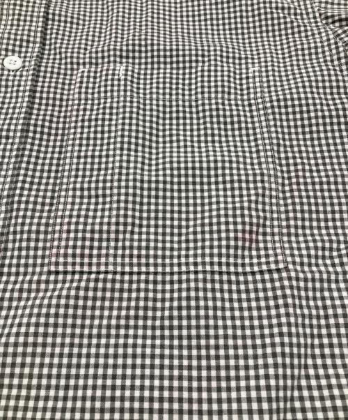 THE NORTHFACE PURPLELABEL（ザ・ノースフェイス パープルレーベル）THE NORTHFACE PURPLELABEL (ザ・ノースフェイス パープルレーベル) Regular Collar Gingham Field Shirt グレー×ホワイト サイズ:Mの古着・服飾アイテム
