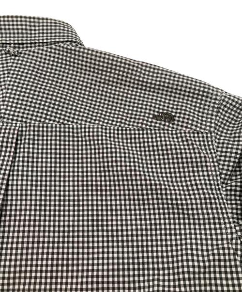 THE NORTHFACE PURPLELABEL（ザ・ノースフェイス パープルレーベル）THE NORTHFACE PURPLELABEL (ザ・ノースフェイス パープルレーベル) Regular Collar Gingham Field Shirt グレー×ホワイト サイズ:Mの古着・服飾アイテム