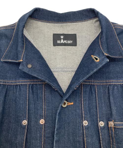 BEAMS BOY（ビームスボーイ）BEAMS BOY (ビームスボーイ) A (エイス) フリルデニムジャケット インディゴ サイズ:FREEの古着・服飾アイテム