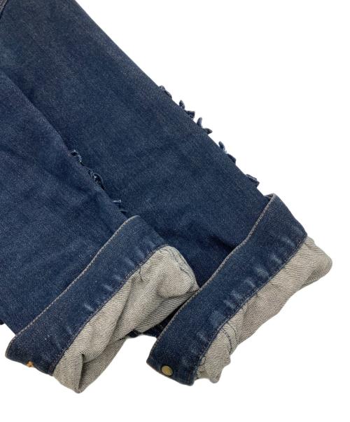 BEAMS BOY（ビームスボーイ）BEAMS BOY (ビームスボーイ) A (エイス) フリルデニムジャケット インディゴ サイズ:FREEの古着・服飾アイテム