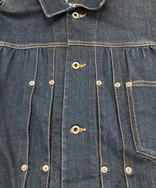 BEAMS BOY（ビームスボーイ）BEAMS BOY (ビームスボーイ) A (エイス) フリルデニムジャケット インディゴ サイズ:FREEの古着・服飾アイテム