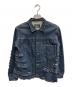 BEAMS BOY（ビームスボーイ）の古着「フリルデニムジャケット」｜インディゴ