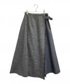 O'NEIL OF DUBLINオニールオブダブリン）の古着「ロングウールスカート」｜グレー