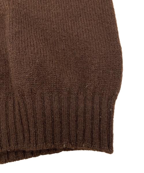 Jamieson's Knitwear（ジャミーソンズニットウェア）Jamieson's Knitwear (ジャミーソンズニットウェア) ウール ニットプルオーバー ブラウン サイズ:50の古着・服飾アイテム